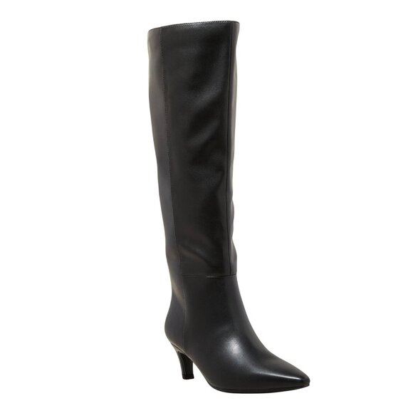 Universal Thread Womens Kendra Kitten Heel Tall Dress Boots 90511058 Black 6.5M - Picture 8 of 10